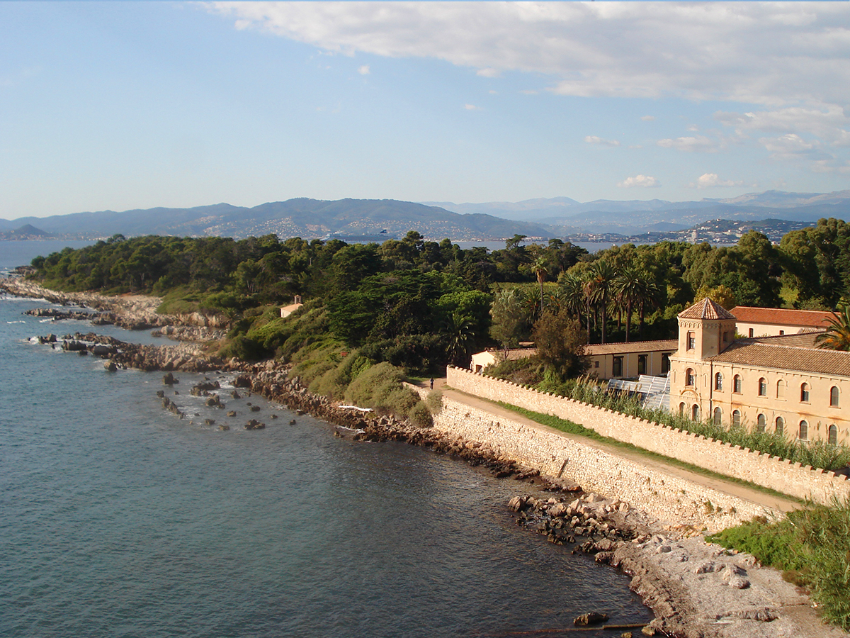Monastery on Isle St Honnorat, South of France
